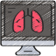 computer, coronavirus, lungs, respiritory, screen, study 