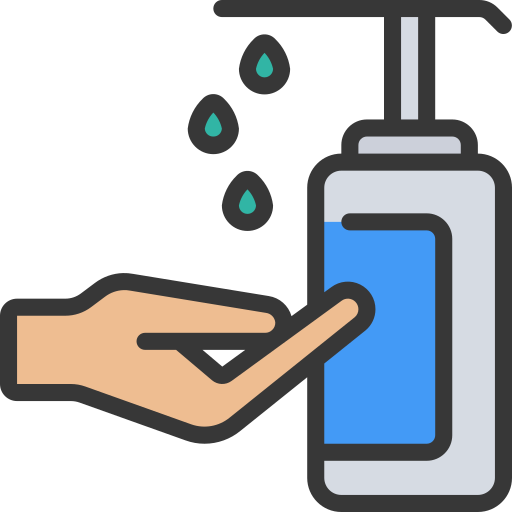 Anti, bacterial, coronavirus, gel, hand, sanitizer, use icon - Free download