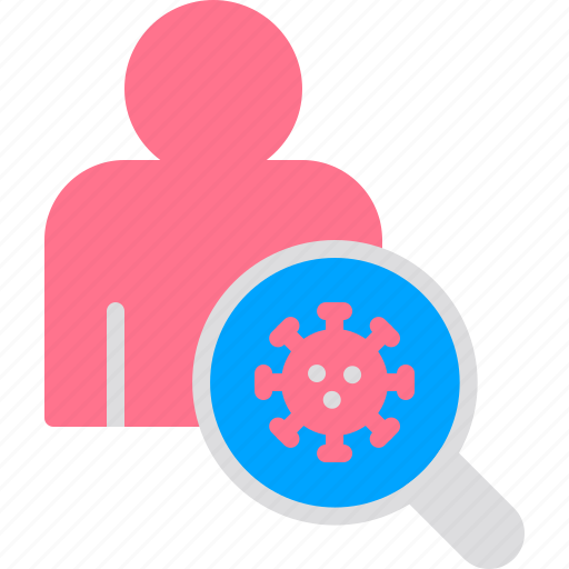 Coronavirus, glass, magnifying, monitoring, suspect, virus icon - Download on Iconfinder