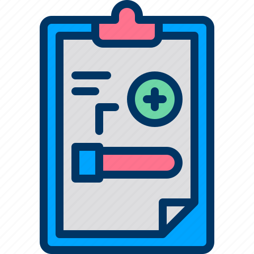 Clipboard, diagnosis, medical, positive, result, test icon - Download on Iconfinder