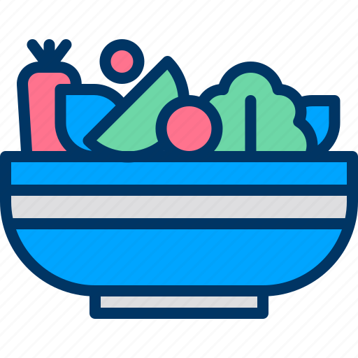 Bowl, food, healthy, salad, vegetable icon - Download on Iconfinder