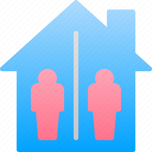 Coronavirus, distancing, home, isolation, quarantine, social, stay icon - Download on Iconfinder
