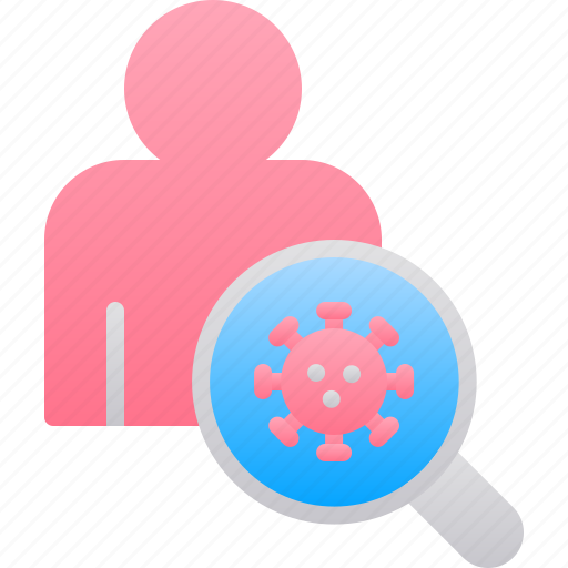 Coronavirus, glass, magnifying, monitoring, suspect, virus icon - Download on Iconfinder