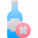 alcohol, bottle, drink, forbidden, no