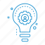 bulb, idea, gear, user 