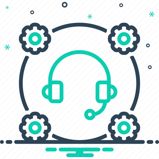 Assistance, headphone, headset, microphone, operator, support, technician icon - Download on Iconfinder