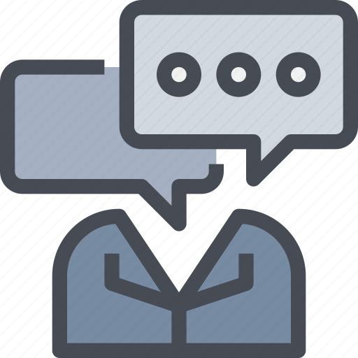 Business, communication, leader, manager, meeting, message icon - Download on Iconfinder