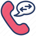 helpline, hotline, phone chat, phone communication, telecommunication icon