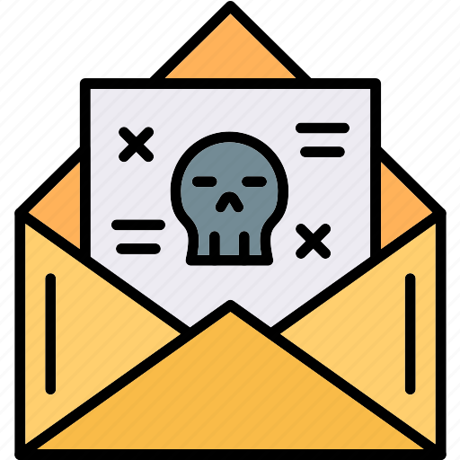 Blackmail, email, malware, cyber, attack, corruption icon - Download on Iconfinder