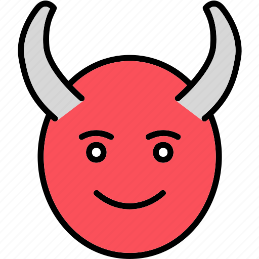 Devil, avatar, emoticon, emotion, evil, face, smiley icon - Download on Iconfinder