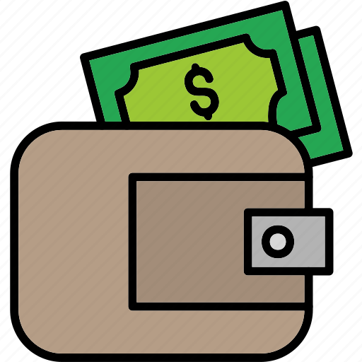 Wallet, cash, dollar, money, payment, shopping, usd icon - Download on Iconfinder