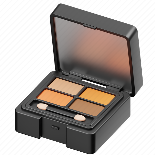 Eye shadow, beauty product, cosmetic, beauty, packaging, product, beauty salon 3D illustration - Download on Iconfinder
