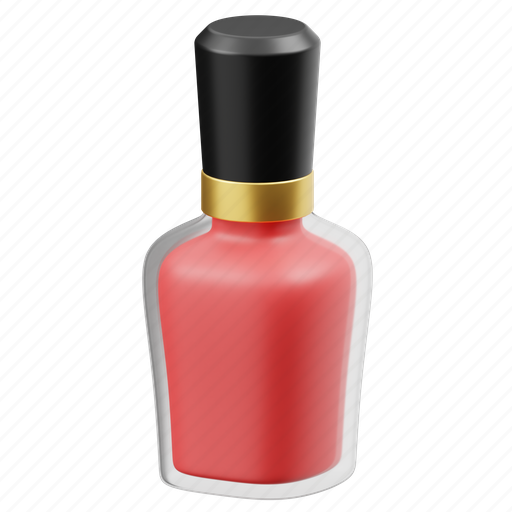 Nail, nail polish, beauty, makeup, manicure, nail-paint, cosmetics 3D illustration - Download on Iconfinder