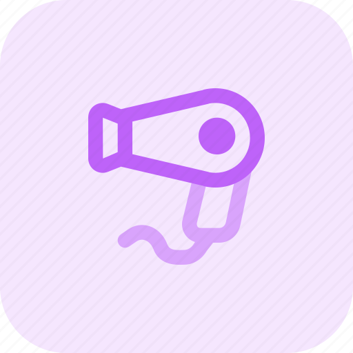 Hairdryer, blower, wire, electronic icon - Download on Iconfinder