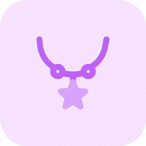 Star, necklace, locket, pendant icon - Download on Iconfinder
