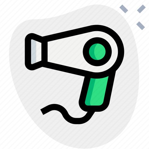 Hairdryer, blower, wire icon - Download on Iconfinder