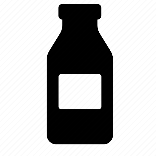 Bottle, food, glass, kefir, milk, product icon - Download on Iconfinder
