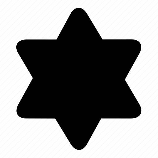 David, hexagonal, shape, star icon - Download on Iconfinder