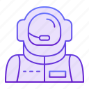 astronaut, avatar, helmet, man, space, face, person, cosmonaut, single