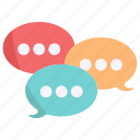 comments, chat, communication, message, bubble, conversation, customer review, review