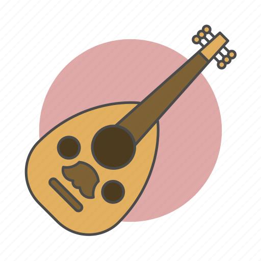 Arab, culture, instrument, music, oud, string, syria icon - Download on Iconfinder