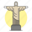 architecture, brazil, christ redeemer, landmark, monument, religion, rio de janeiro 