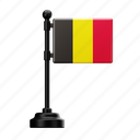 belgium, flag, country, national, emblem, europe