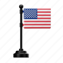 usa, flag, country, national, emblem, united-state, america