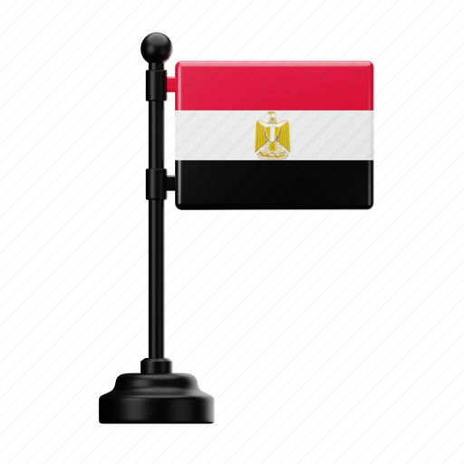 Egypt, flag, country, national, emblem, africa icon - Download on Iconfinder