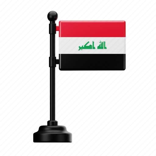 Iraq, flag, country, national, emblem icon - Download on Iconfinder
