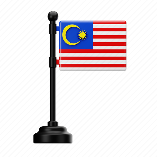 Malaysia, flag, country, national, emblem, asean icon - Download on Iconfinder