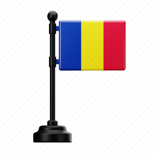 Romania, flag, country, national, emblem, europe icon - Download on Iconfinder
