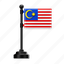 malaysia, flag, country, national, emblem, asean 