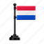 netherlands, flag, country, national, emblem, europe 