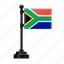south, africa, flag, country, national, emblem 