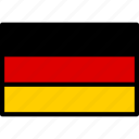 flag, german, germany