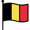 belgian, belgium, flag