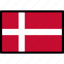 danish, denmark, flag