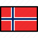 flag, norway, norwegian