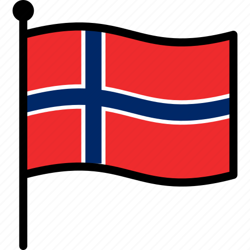 Flag, norway, norwegian icon - Download on Iconfinder