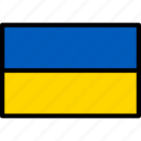 flag, ukraine, ukrainian