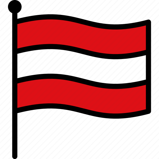 Austria, austrian, flag icon - Download on Iconfinder