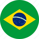 brazil, flag of brazil, flag, country, world, brazilian flag