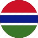 gambia, flag of gambia, flag, nation, country, world