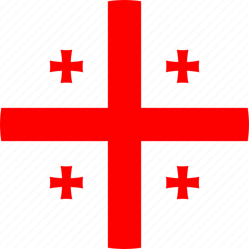 Georgia, flag, flag of georgia, country, round icon - Download on Iconfinder