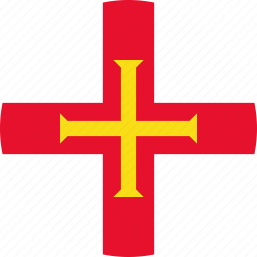Guernsey, flag of guernsey, flag, flags, country, nation, world icon - Download on Iconfinder