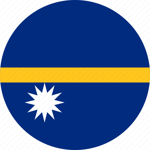 Nauru, flag of nauru, flag, flags, country, world icon - Download on Iconfinder