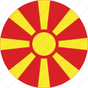 macedonia, republic of macedonia, flag, flags, country, world