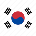 south korea, flag of south korea, flag, nation, country, world