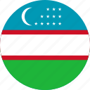 uzbekistan, flag of uzbekistan, flag, nation, flags, world, country